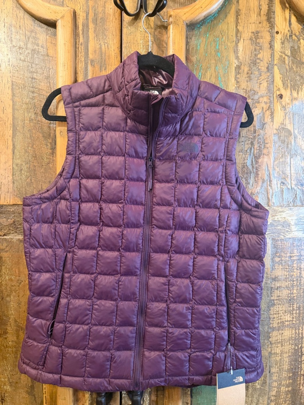 The North Face Women's Purple Quilted Packable Vest